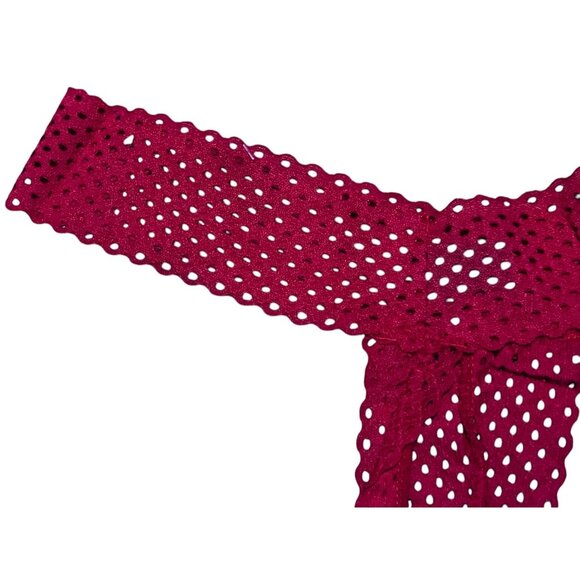 Fredericks of Hollywood NWT Set of 3 Thong Lace Panty Bundle Sz 1XL Womens Red B - Picture 13 of 13